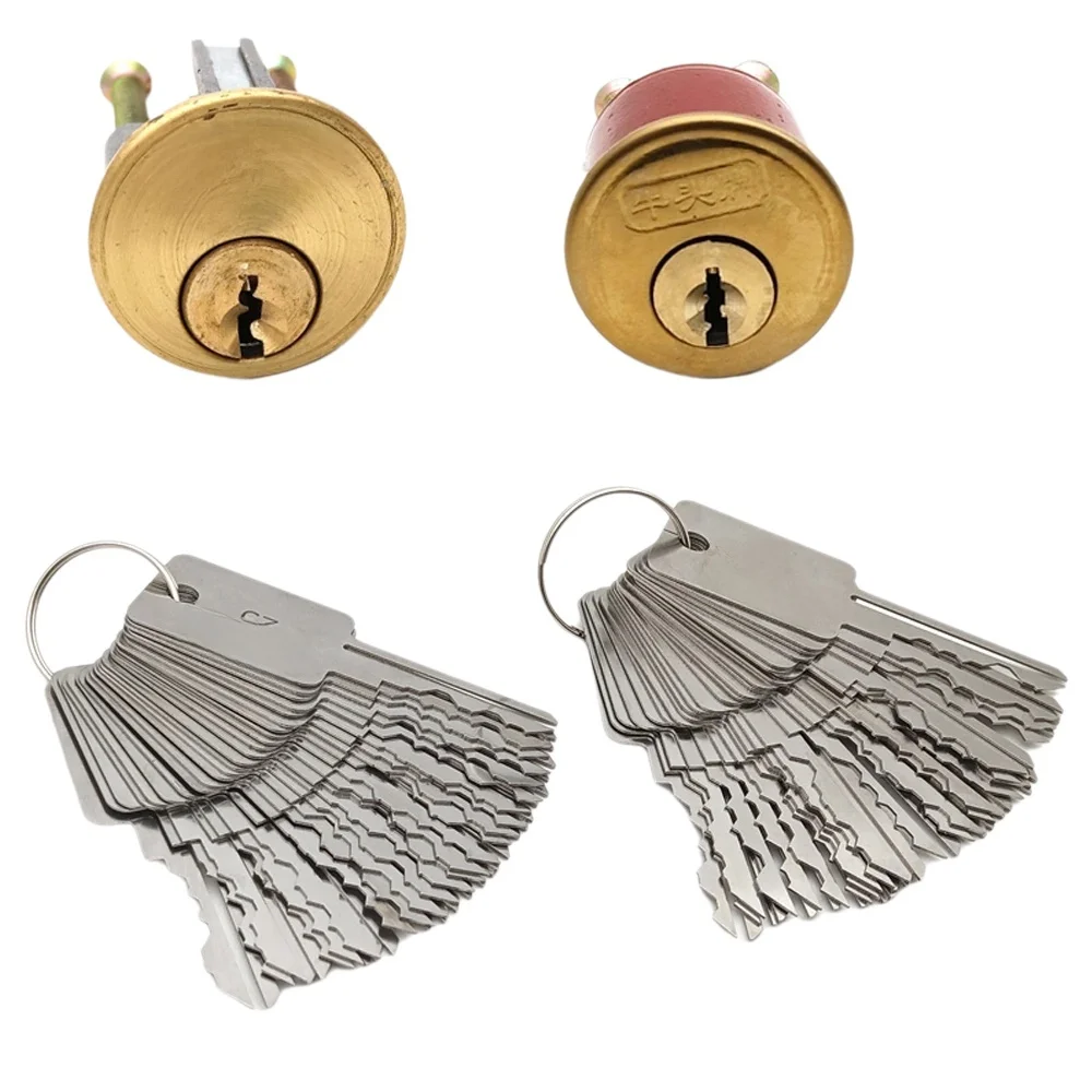 Heavy Equipment Keys Master Set - 48-in-1 universele slotsleutelset voor reparatiegereedschap voor
