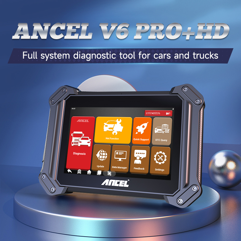 Heavy Equipment Diagnostic Software - ANCEL V6 Pro + HD Zware