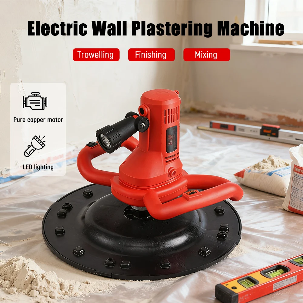 Power Trowel Concrete - Krachtige elektrische muurafwerkingsmachine Stukadoorstroffel Betonnen muur
