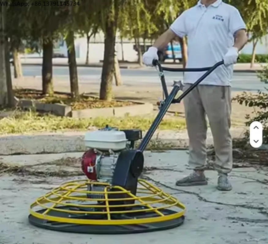 Power Trowel Concrete - Handgedragen betonnen helikopter-vlakmaker voor betonafwerking, werkingsdiameter