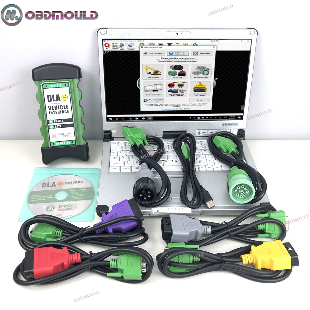 Heavy Equipment Diagnostic Software - ForJ-pro DLA Diagnostische DLA+CFC2 Laptop 2.0