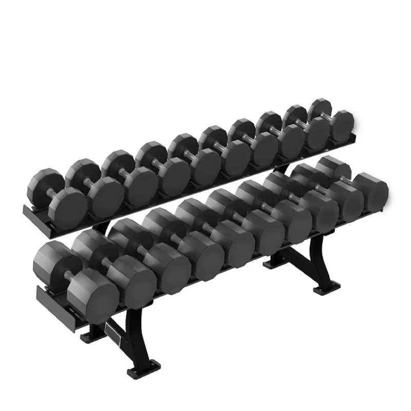 Heavy Equipment Gym - 2-laags 10 paar dumbbell opbergrek krachttraining