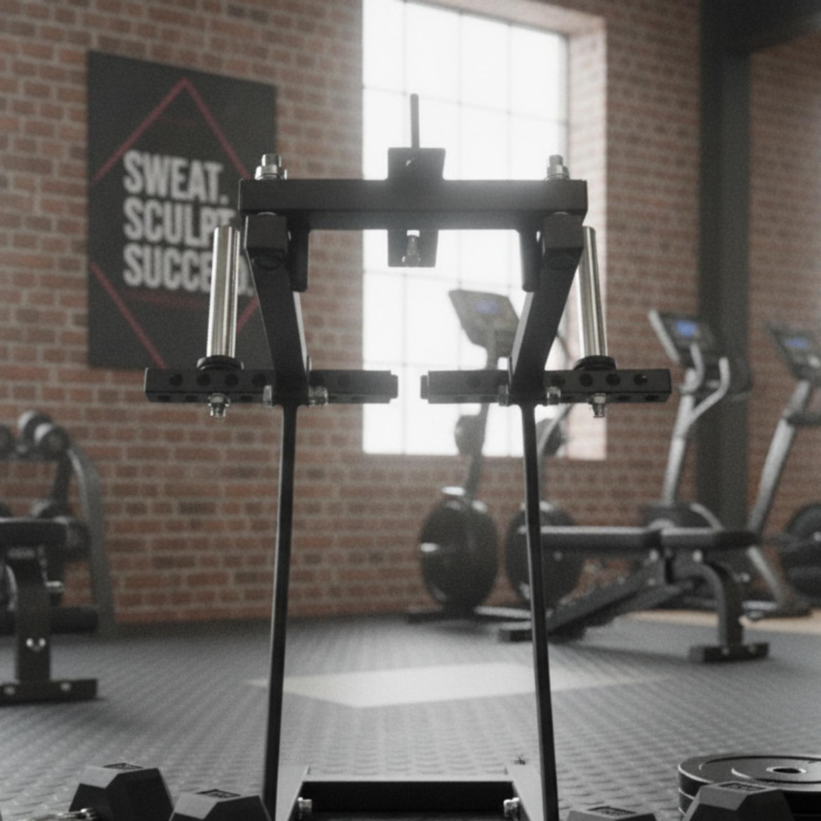Zware schoudertrainingsapparaa - Heavy Equipment Gym recensie en prijs
